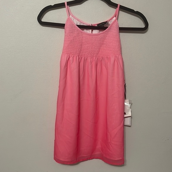 𝅺1. STATE NWT Halter Dip Dye Blouse Pink Tart XL - Picture 2 of 6